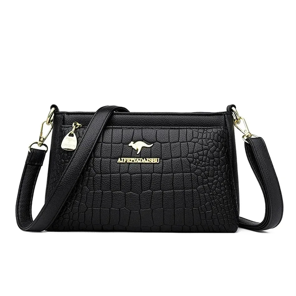 Elegant Soft Leather Tote Bag for Women - Versatile Designer Handbag with Adjustable Shoulder Strap and Large Capacity