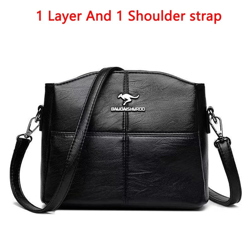Elegant Soft Leather Tote Bag for Women - Versatile Designer Handbag with Adjustable Shoulder Strap and Large Capacity